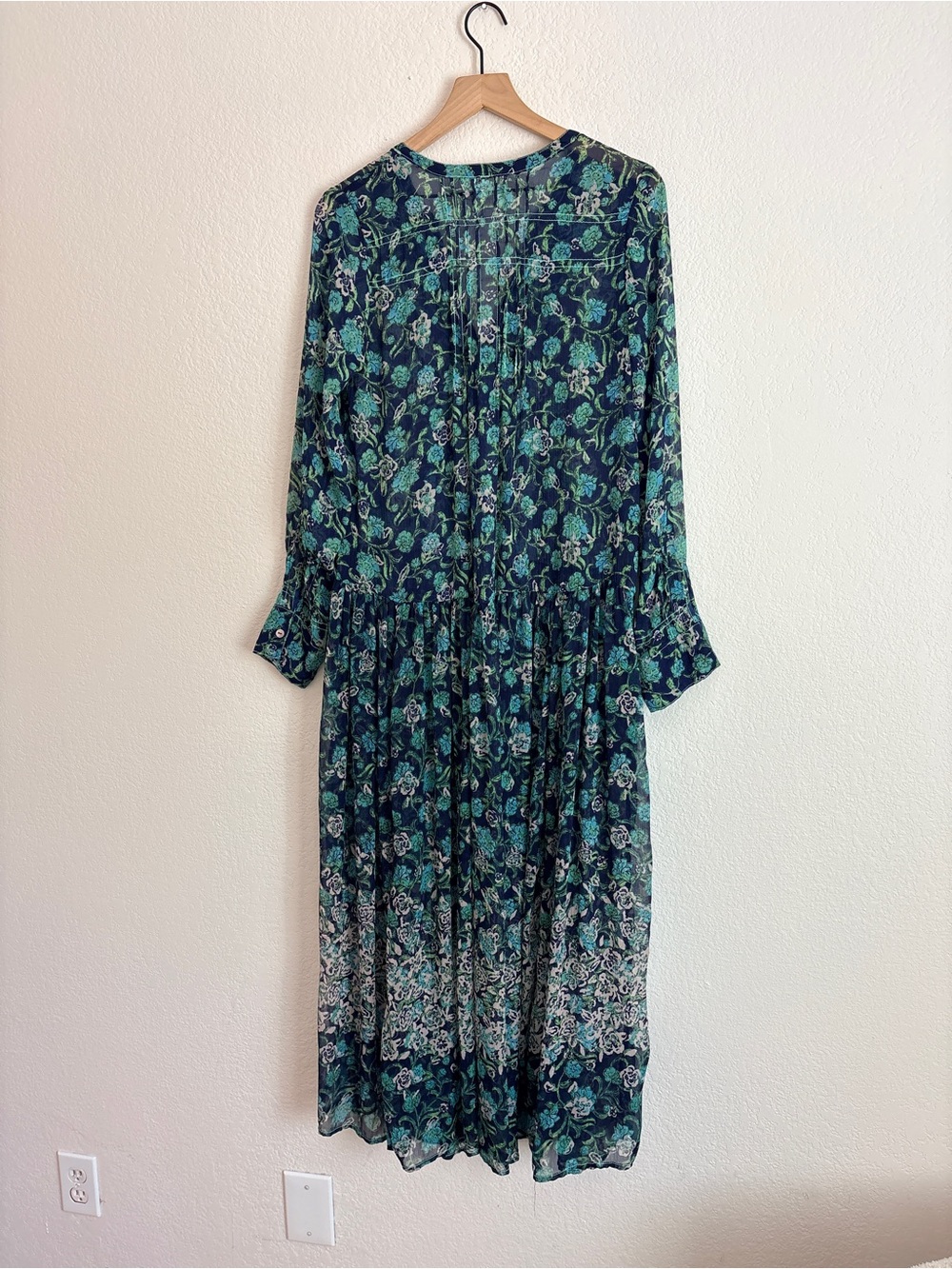 Free People See Through It Floral Maxi Dress - Picture 8 of 13
